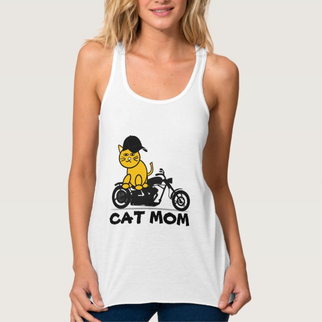 CHAQUE T-SHIRTS DE MOTO MOM BIKER (Devant)