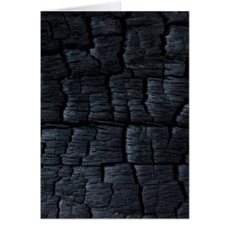 Charbon de bois brûlé