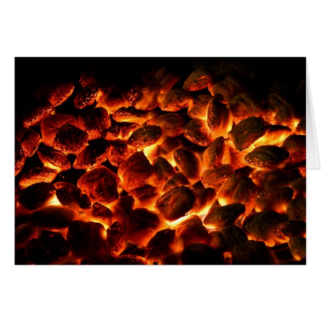 Charbons brûlants rouges (Devant horizontal)