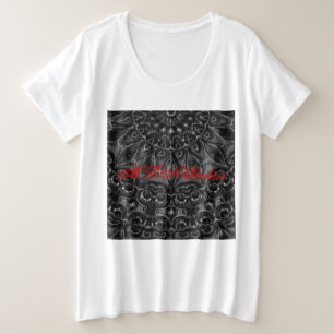 Charcoal Mandala Plus Size T-Shirt