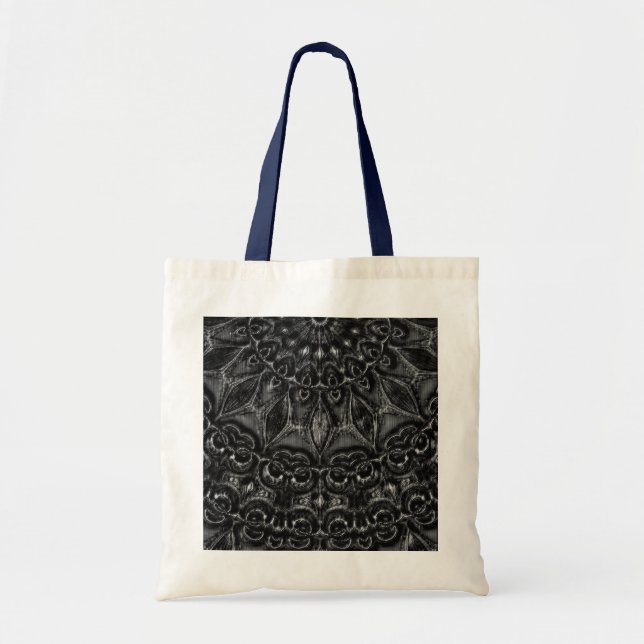 Charcoal Mandala  Tote Bag (Devant)