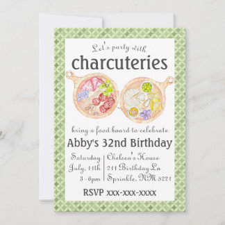 Charcuterie Office des aliments Invitation d'anniv