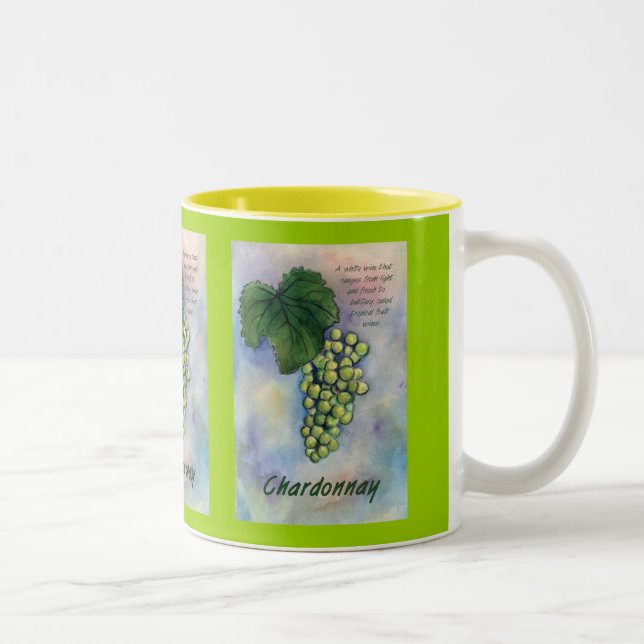 Chardonnay Cépages et Description Mug (Droit)