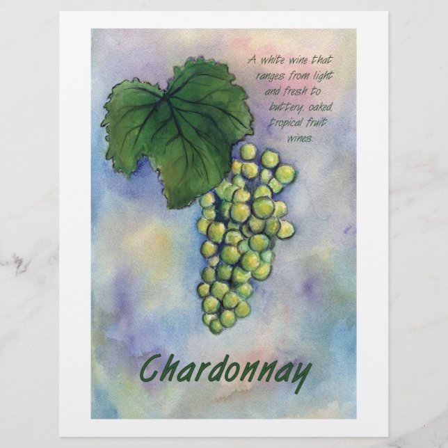 Chardonnay Vins et Description En-tête (Devant)