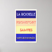 Charente Maritime Art Déco Poster Style Design