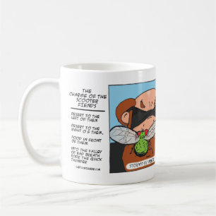 Charge de la tasse de démons de scooter