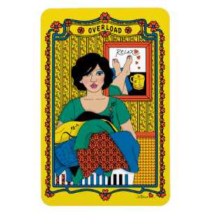 Chargement_B_4x6 Magnet du réfrigérateur