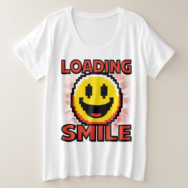 Chargement de Smile – Rétro Pixel Art Visage Souri (Design devant)