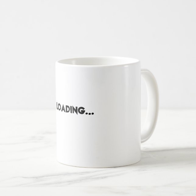 Chargement... Mug de café - Parfait pour les démar (Devant droit)