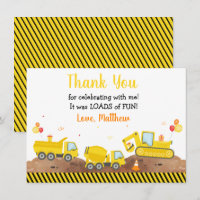 Charges De Camion De Construction De Merci Anniver