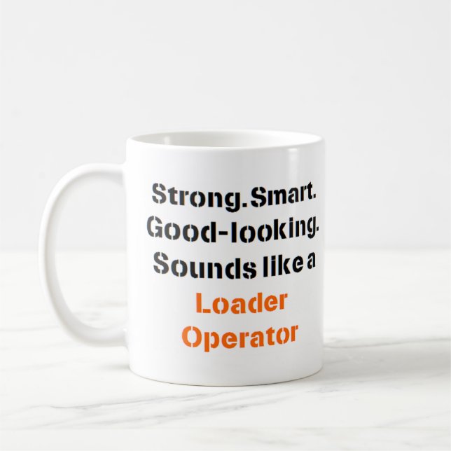 chargeur opérateur son Mug (Gauche)