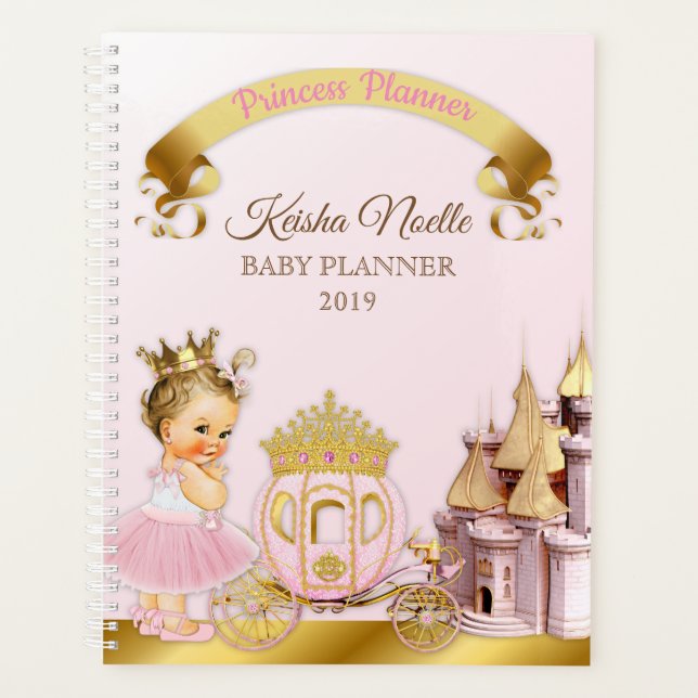 Chariot de Château de Princesse Royale Fille Rose  (Devant)