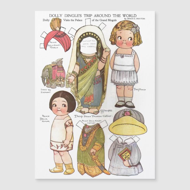 Chariot magnétique Dingle "voyage autour du monde (Devant)