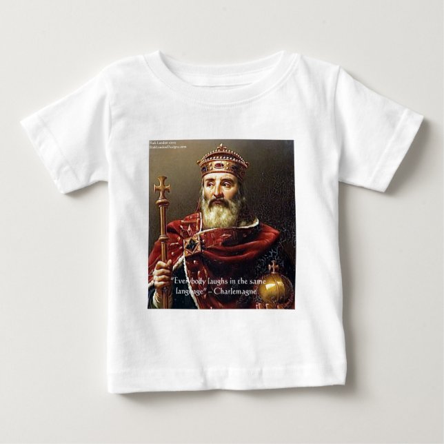 Charlemagne "Langage du Rire" Cadeaux & T-Shirts (Devant)