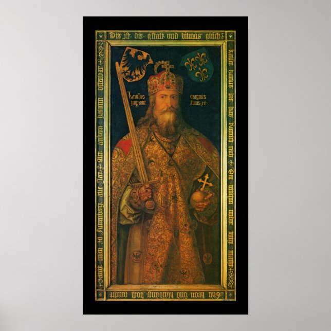 Charlemagne par Dürer Poster Imprimer (Devant)
