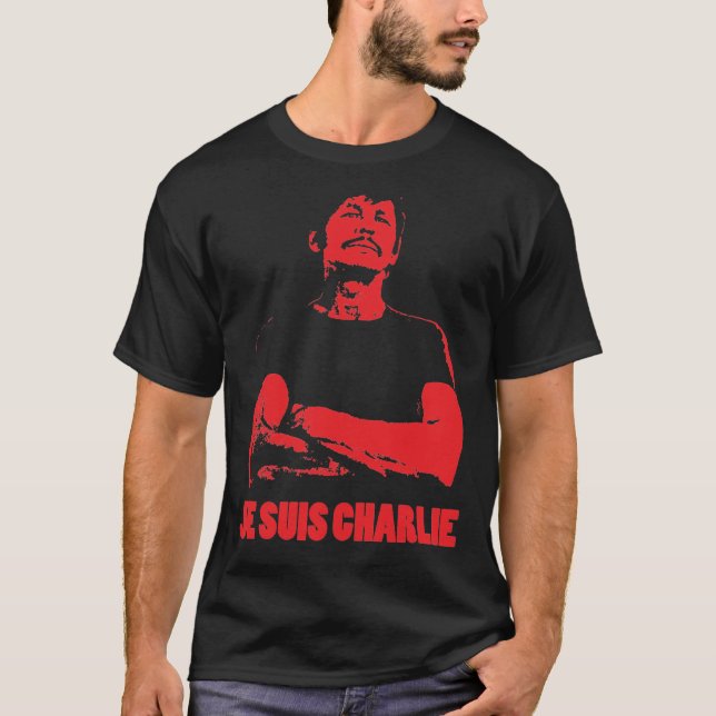 Charles Bronson - Je Suis Charlie Classic T-Shirt (Devant)