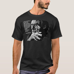 Charles Bukowski - noir - citation T-shirt classiq