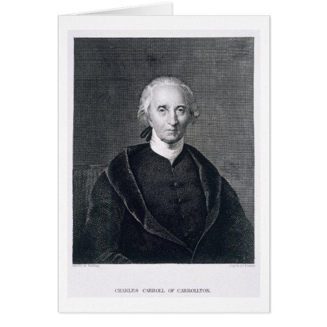 Charles Carroll of Carrollton, gravé par Asher B (Devant)