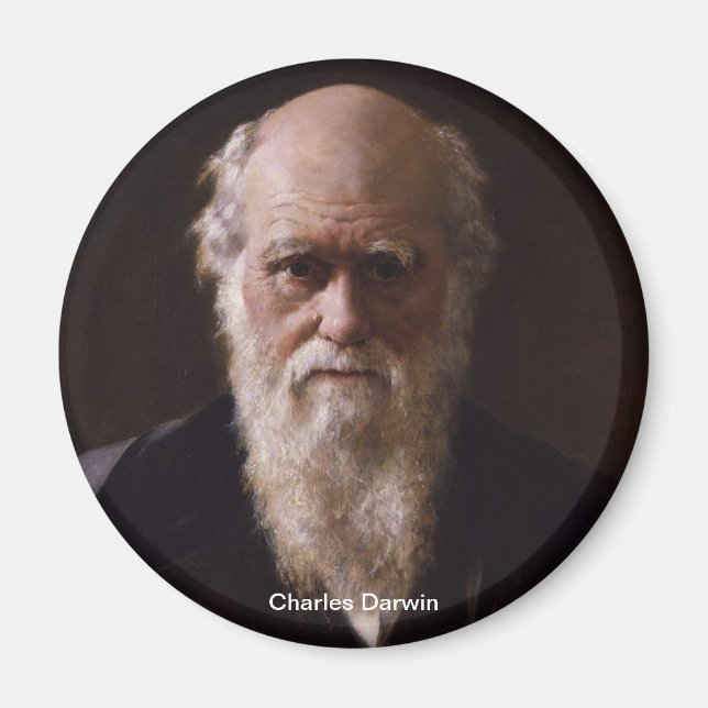 Charles Darwin Magnet (Devant)