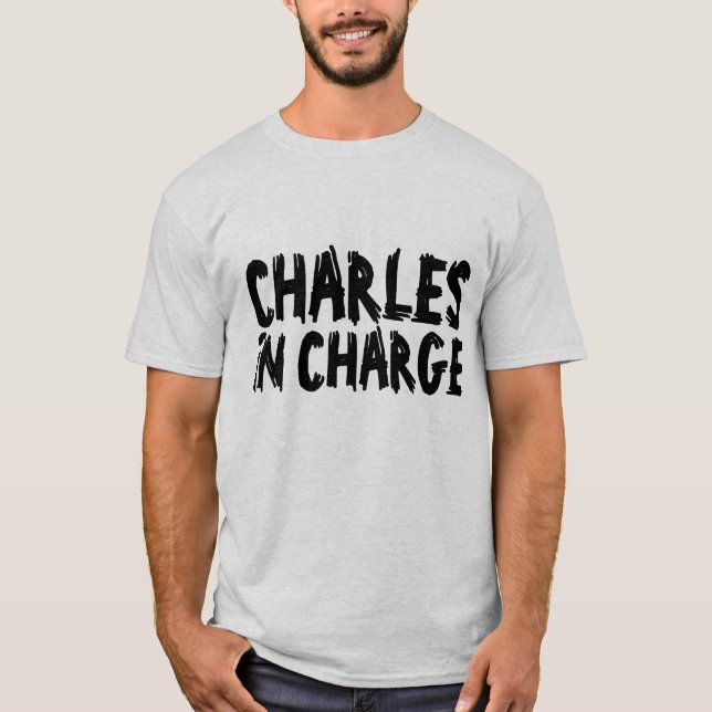 CHARLES EN CHARGE, T-SHIRTS DE CASSE (Devant)