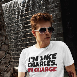 CHARLES EN CHARGE, T-SHIRTS DE RETRO HOMMES