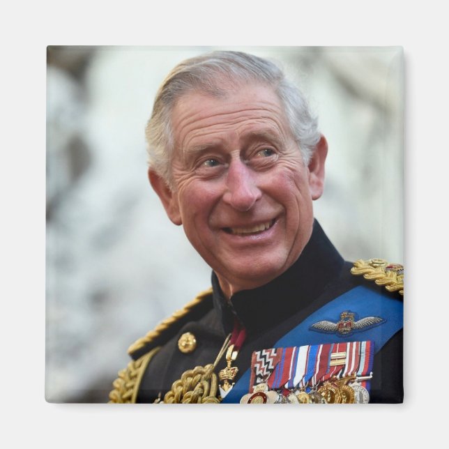 Charles III, King of England Magnet (Devant)