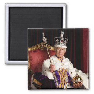 Charles III, King of England Magnet