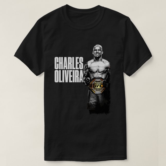 Charles Oliveira Gagnante léger Tshirt classique (Design devant)