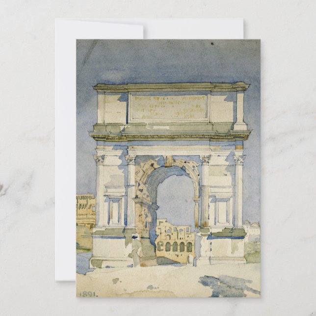 Charles Rennie Mackintosh - L'Arc de Titus, Rome (Devant)