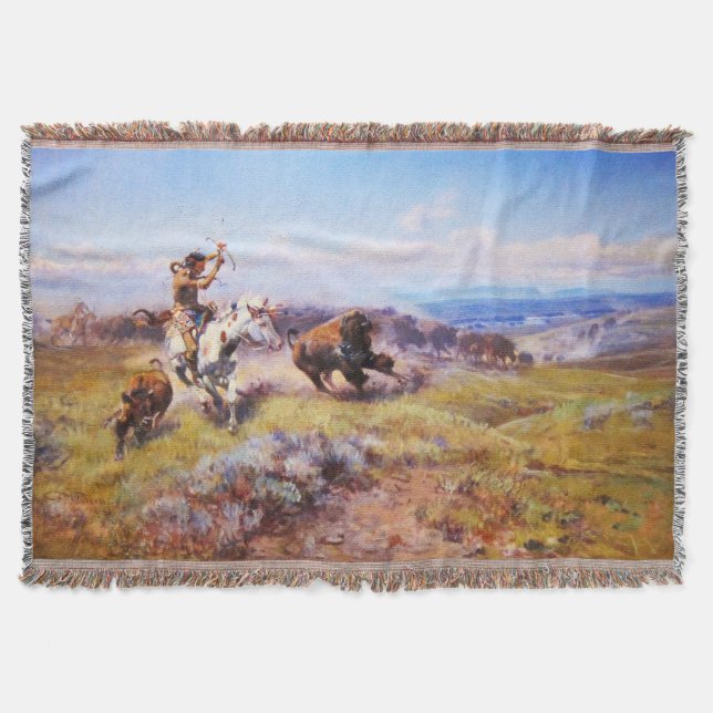 Charles Russell 1 couverture de jet (Devant)