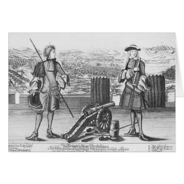 Charles V, duc de Lorraine et Bar, avec (Devant horizontal)