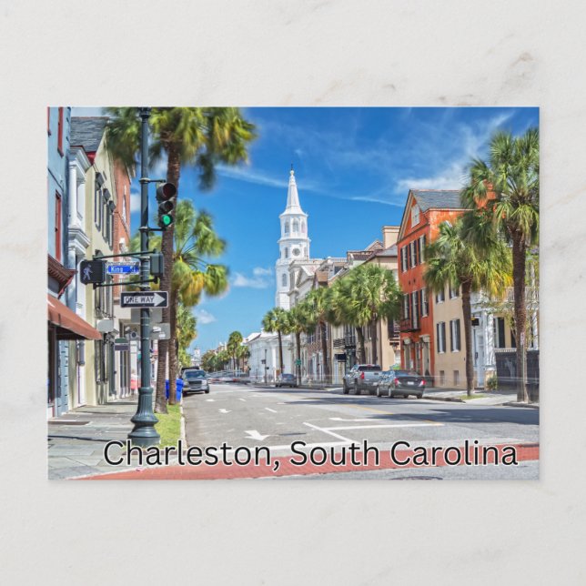 Charleston, Caroline du Sud Carte postale Souvenir (Devant)