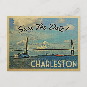 Charleston Enregistrer La Date Cartes Postales Vin