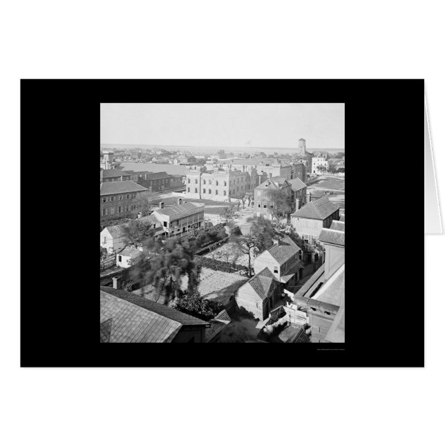Charleston et la citadelle de l'orphelinat 1865 (Devant horizontal)