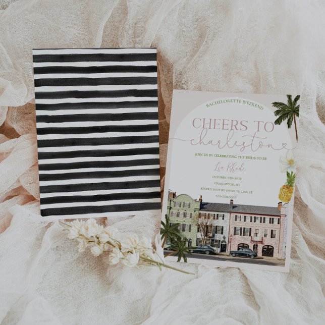 Charleston SC Bachelorette Invitation (Créateur téléchargé)