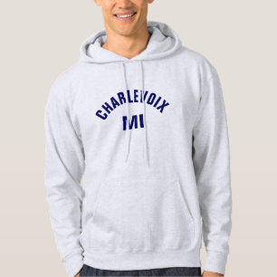 Charlevoix Michigan Sweat - shirt à capuche imprim