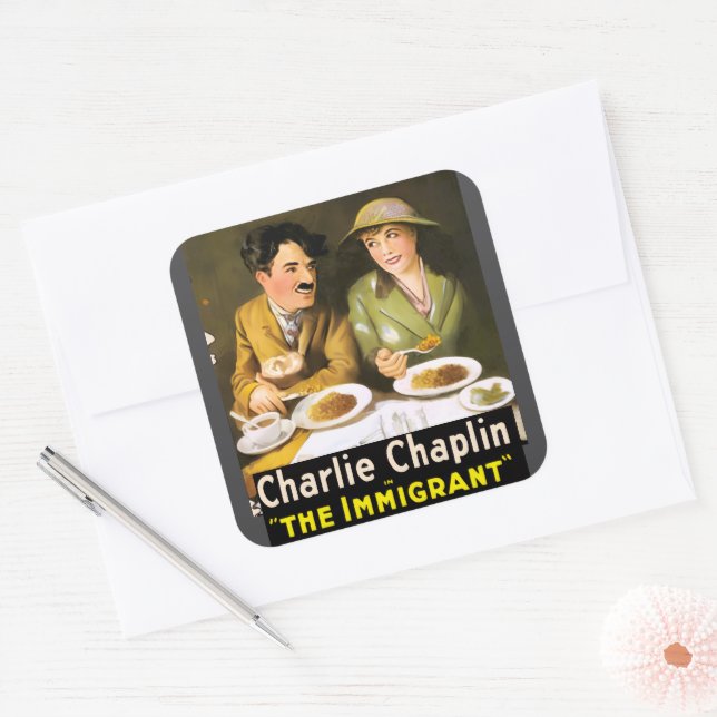 Charlie Chaplin/Le Sticker De L'Immigrant (Enveloppe)
