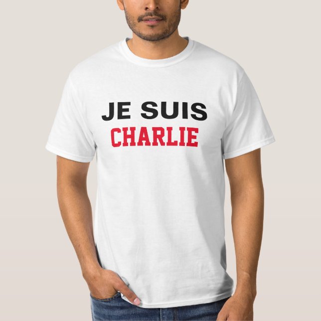 Charlie Hebdo commémoration du t-shirt (Devant)