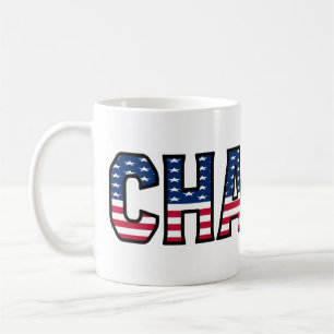 Charlie Name Prénom USA styled Tasse Café