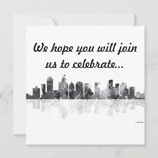 CHARLOTTE, CAROLINE DU NORD - Invitation (Devant)