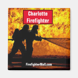 Charlotte Firefighter Magnet