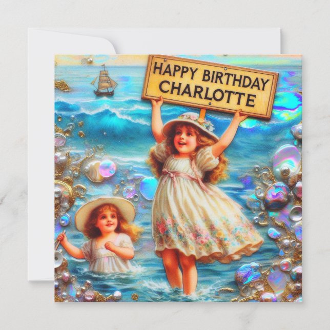 CHARLOTTE ~ Joyeux anniversaire ~ Anniversaire fil (Devant)