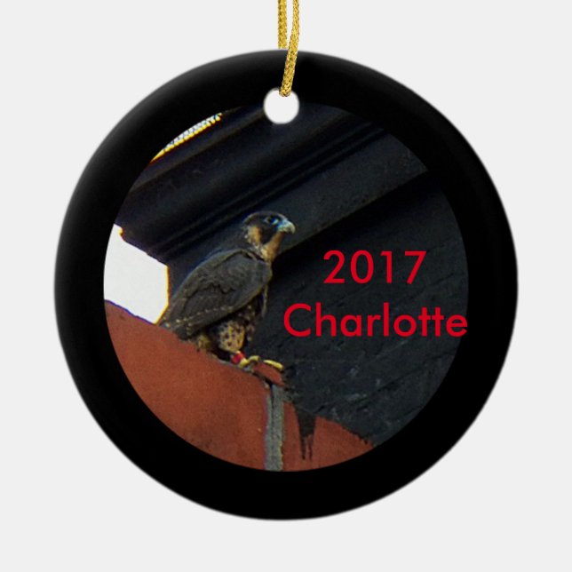 Charlotte, ornement en céramique 2017 (Devant)