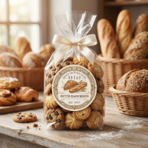 Charmant Autocollant de Boulangerie Vintage Butter