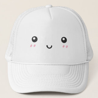 Charmant Casquette de Trucker Kawaii Rouge Emouvan