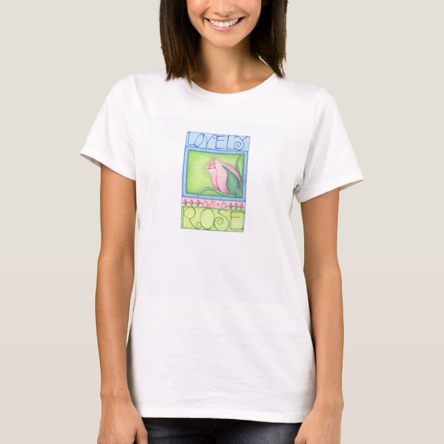 Charmant en t-shirt Rose (Devant)