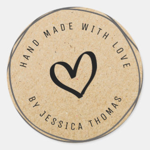 charmant script Sticker artisanal artisanal