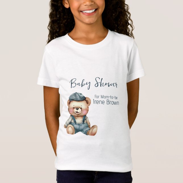 Charmant T-shirt Baby shower confortable (Devant)