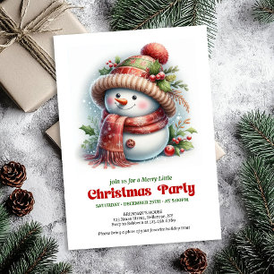 Charmante invitation imprimable de bonhomme de nei