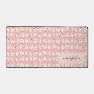 Charmante Motif de fraises Monogrammes Cadeaux